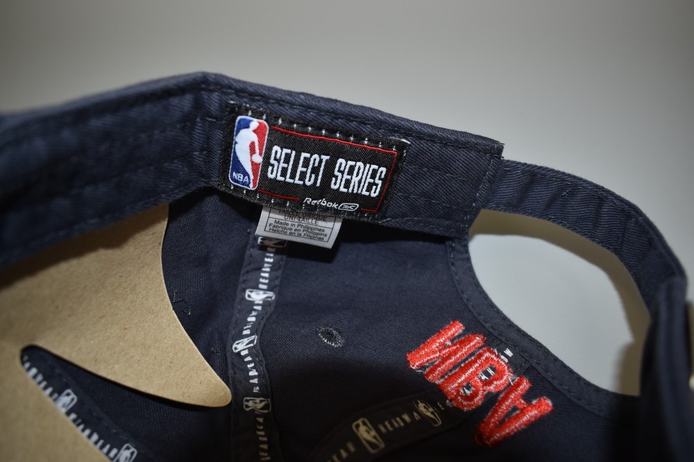 NBA Logoman Reebok Select Series Vintage Strapback Cap Hat
