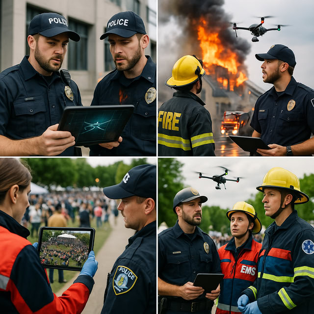 Drone Detection & Tracker Device – Handheld Remote ID Receiver for iOS & Android