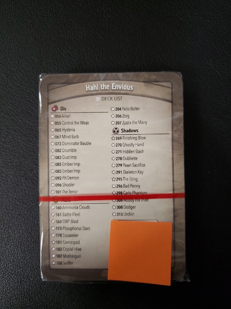 Keyforge Deck With Control The Weak, Battle Fleet, The Sting