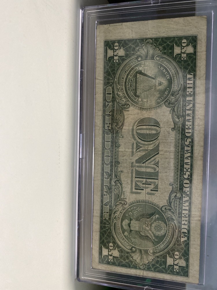 《ERROR Shift right》1 1935 E Silver Certificate Star note ！(Misaligned) XF！Rare！