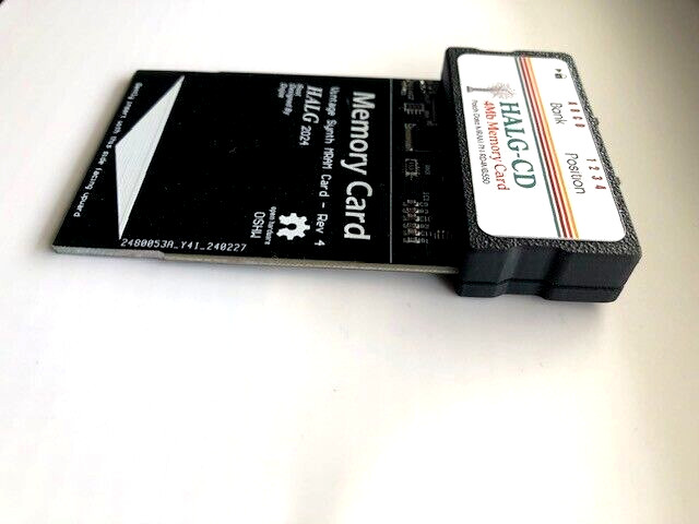 Roland D550 Memory Card with Original Patches 00-05 + PA-Decoder