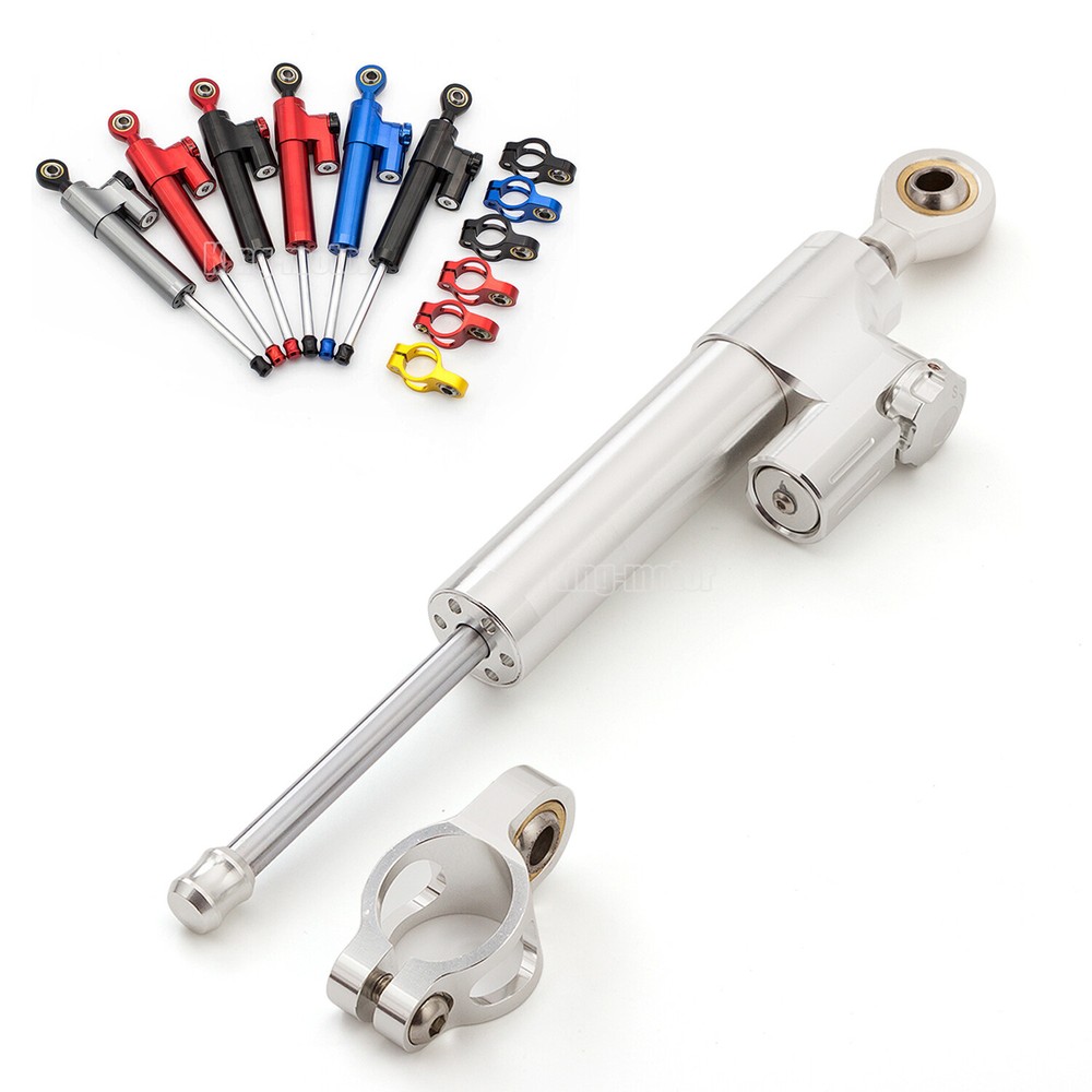 CNC Motorbike Steering Damper Stabilizer Linear Reversed Safe Control Universal