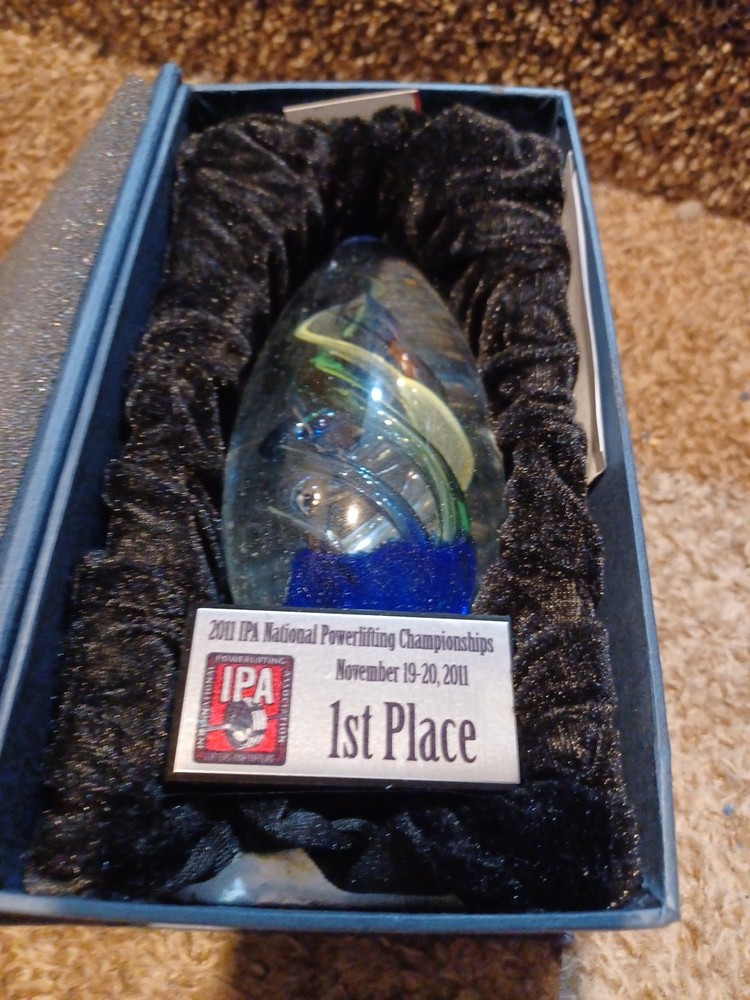 First Place Powerlifting Trophy