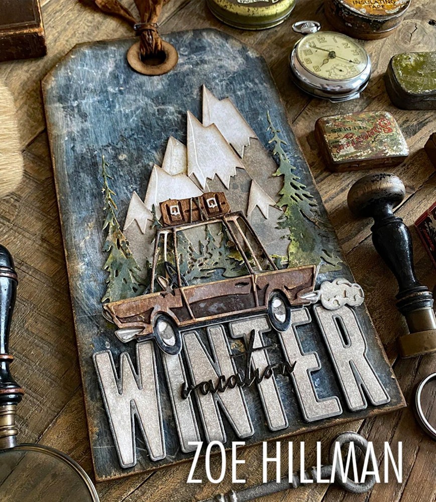 Sizzix Thinlits Alphanumeric Bulletin 43pc set #666281 Retail $40.99 Tim Holtz