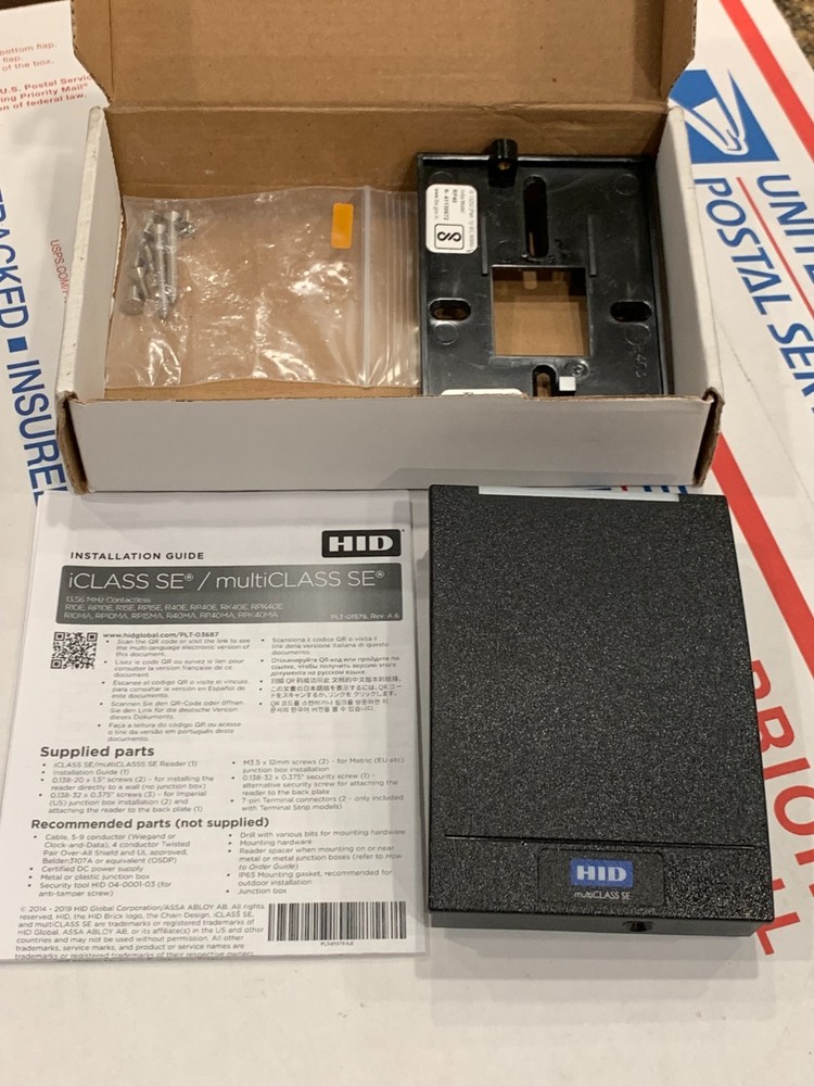 HID 920PTNNEK00000 multiCLASS RP40 Wall Switch Reader New