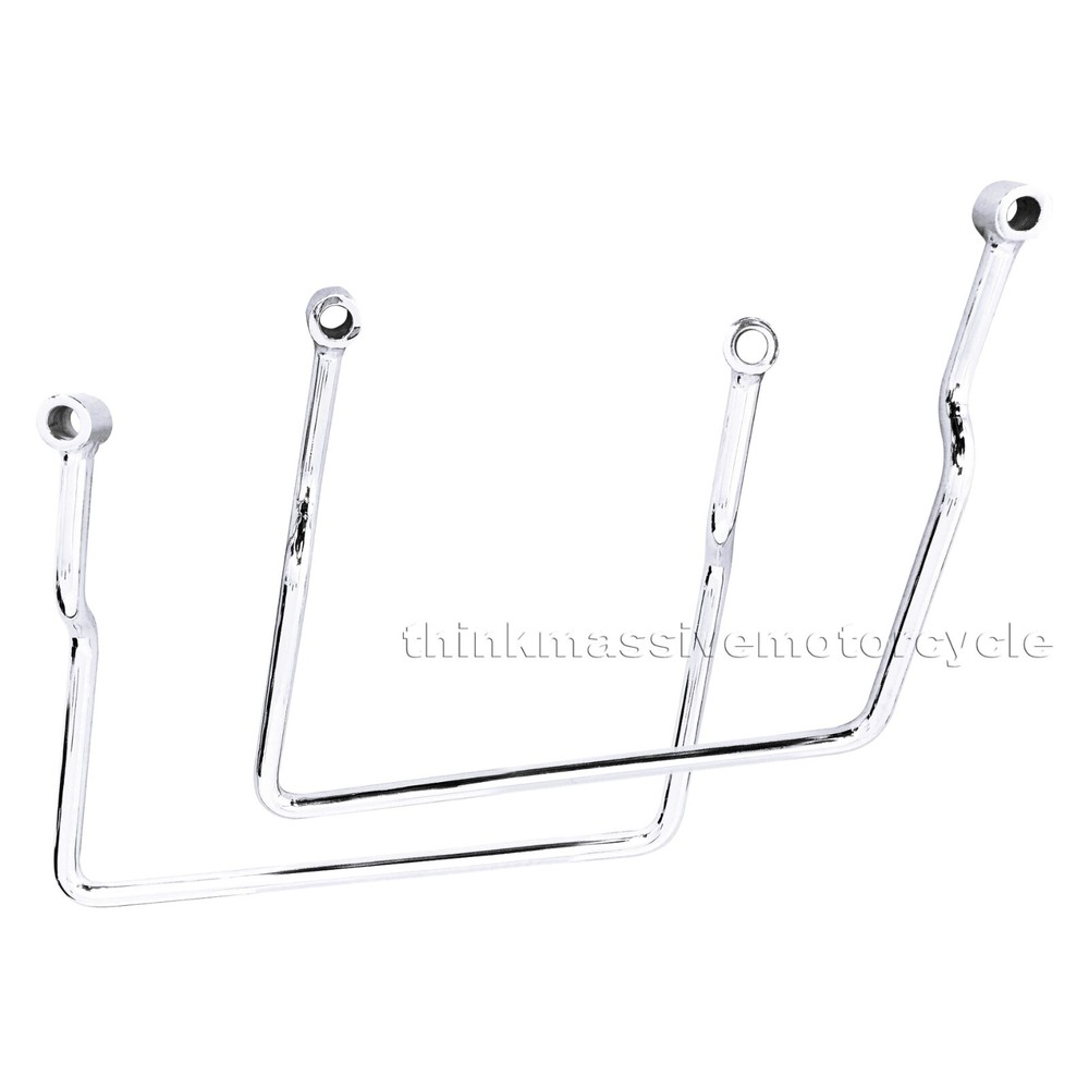 Saddle Bag Saddlebag Support Brackets Bars for 1984-up Harley Davidson Softail