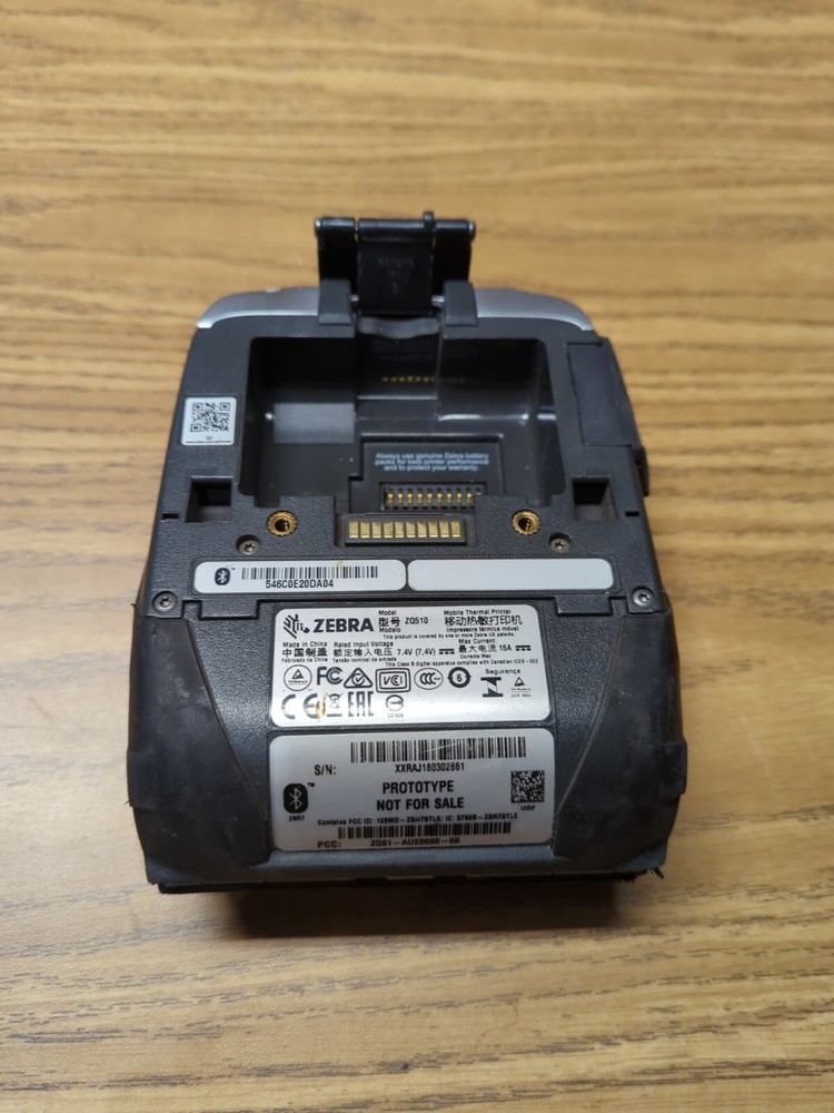 Zebra ZQ510 Mobile Bluetooth iOS Thermal Label Printer