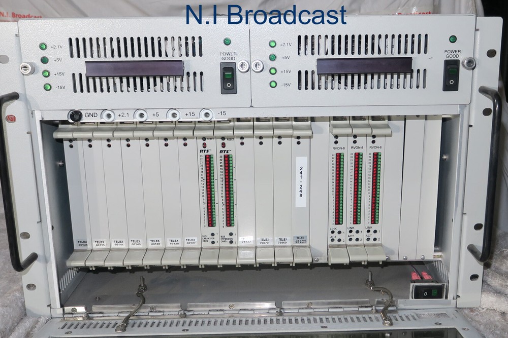 RTS telex adam intercom talkback mainframe wtih expansion options (ref 2)