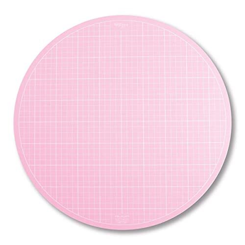 Pink 10" Rotating Cutting Mat EPP English Paper Piecing Patchwork Sewing Quil...