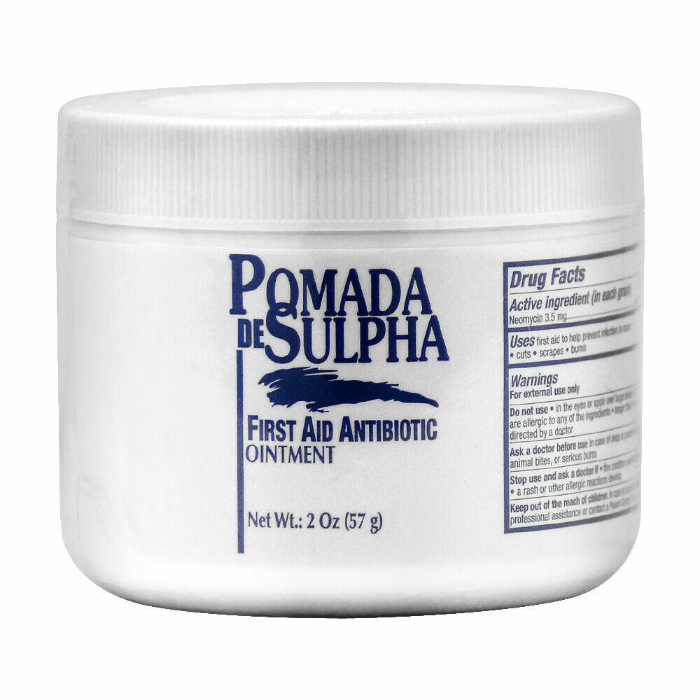 Pomada De Sulpha First Aid Antibiotic Ointment 2 oz 57 g