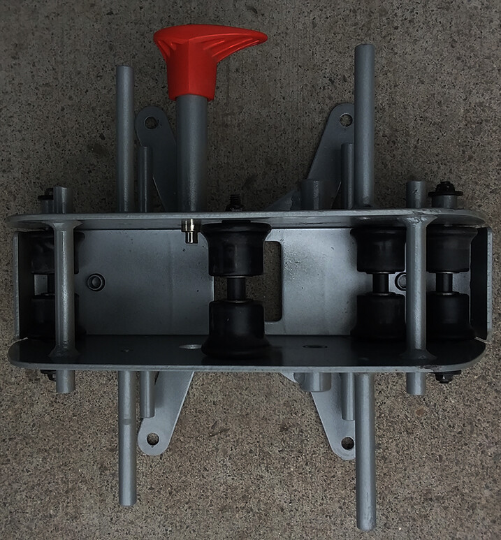 ONE PAIR USED Sled Seat Rollers for Leg Press Bowflex Revolution