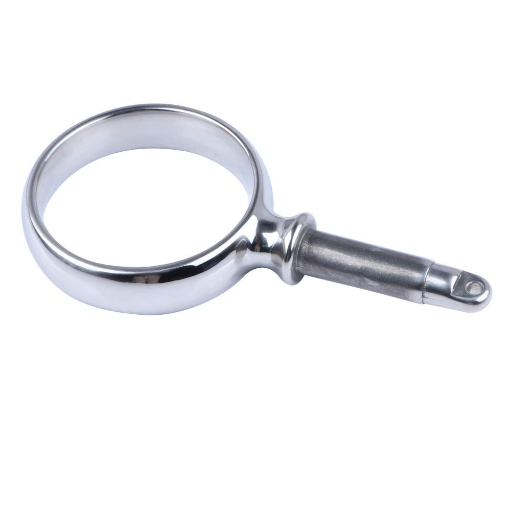 Hoffen Boat Stainless Steel Oarlock Socket Side Mount Rowlock Paddle silver