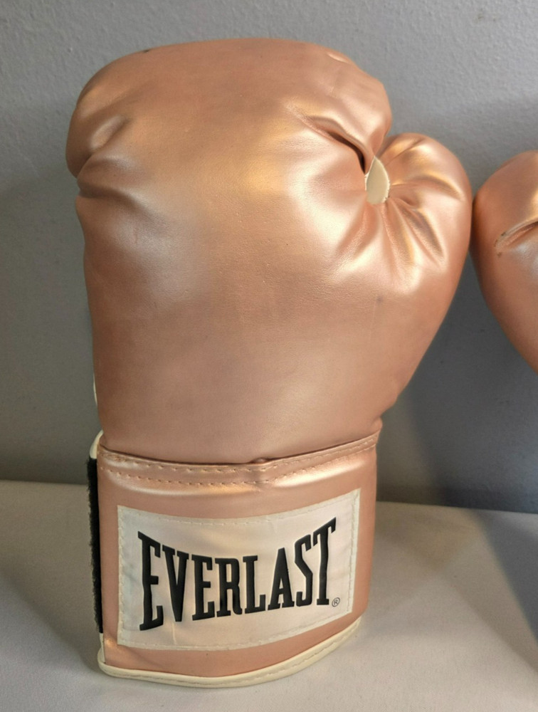 Everlast 12 oz Training Gloves Pink/White