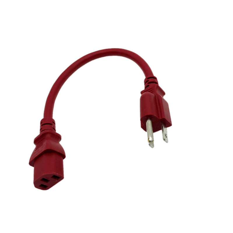 1' Red Power Cable for PROMETHEAN PRM-45 PROJECTOR Replacement Cable