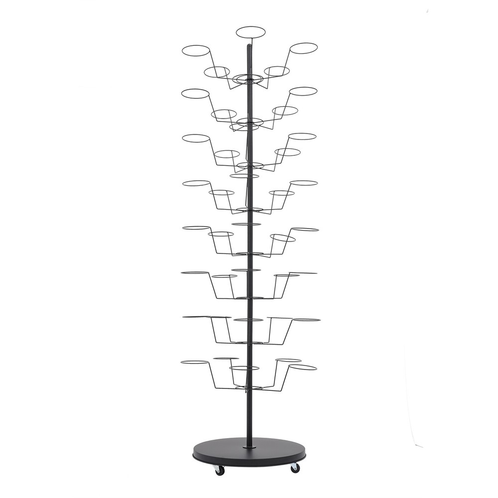 Hat Rack, Freestanding Hat Display Stand, 8-tier Hat Holders