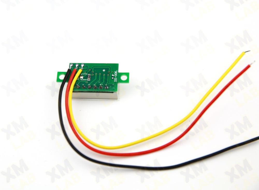 5 Pcs PDC 0-30V 3-Wire Voltmeter LED Display Panel Volt Meter Voltage Tester