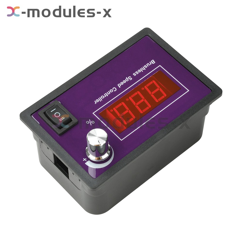 10-55V15A Brushless DC Speed Controller 3-Phase Motor Controller Forward/Reverse