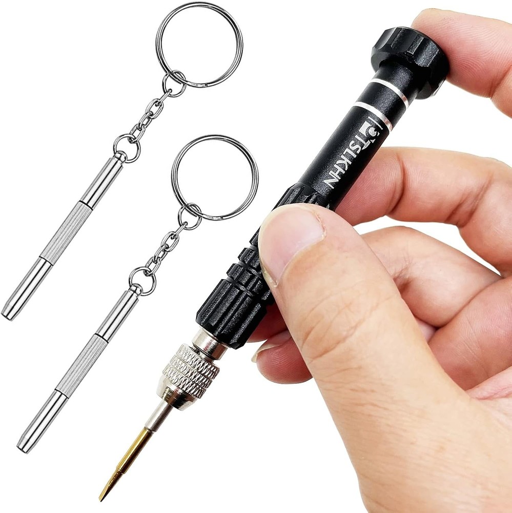 Compact 5-in-1 Screwdriver Set - Precision Tools for Eyewear & Electronics