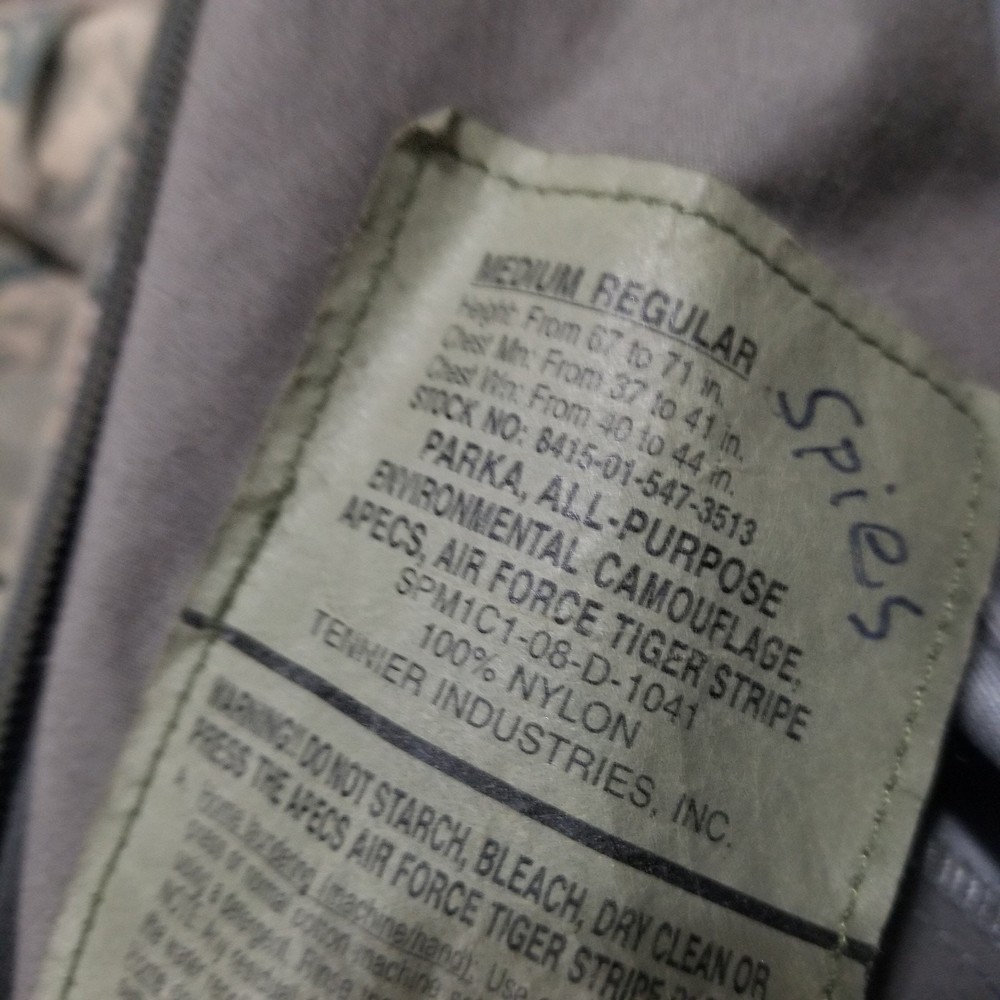 Air Force All Purpose Nylon Environmental Gore Tex Parka, Medium Regular