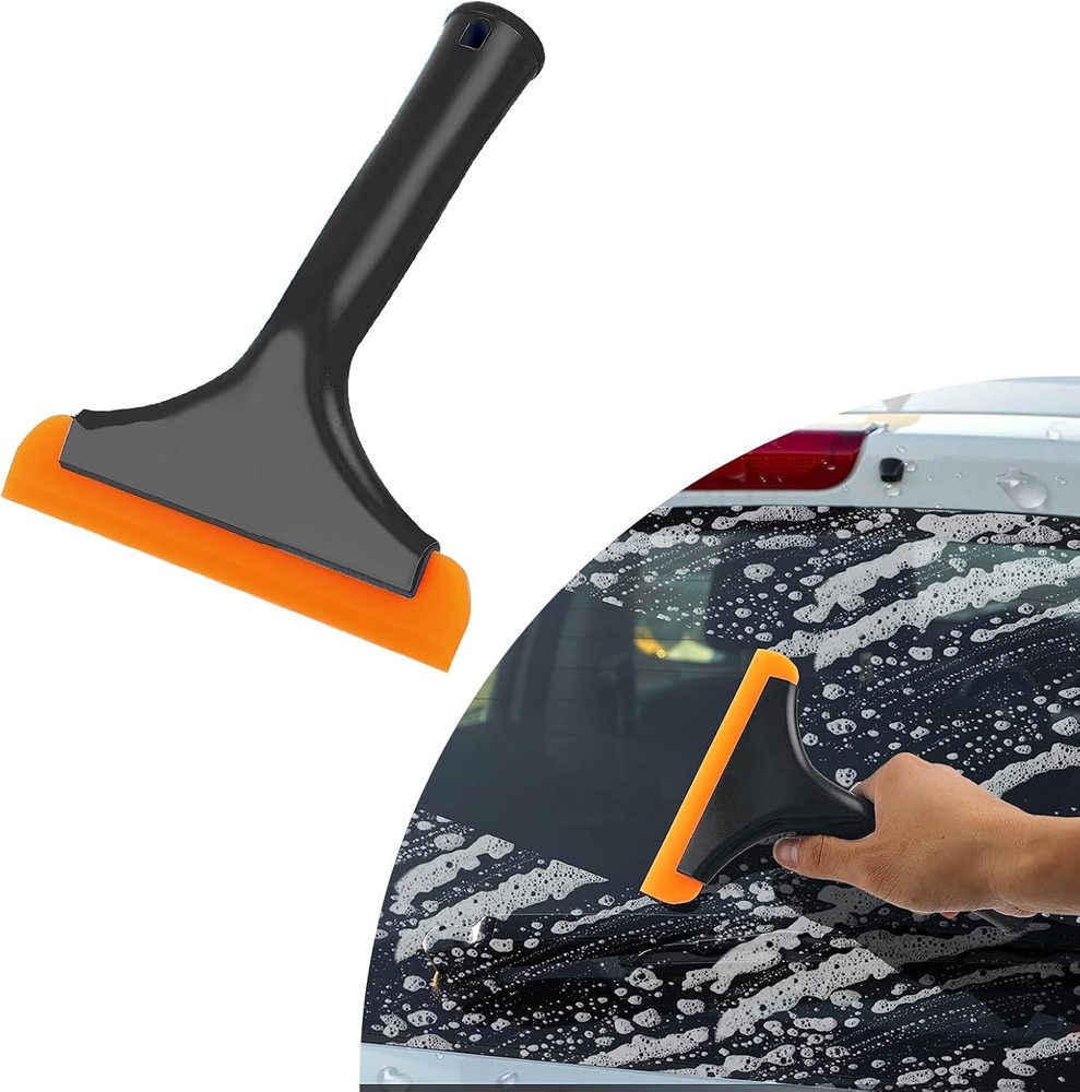 Small Silicone Window Squeee, Car Windshield Water Blade