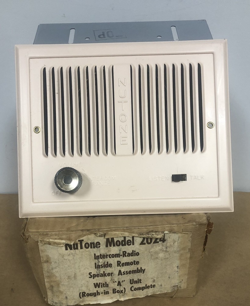 Vintage NOS Nutone # 2024 Intercom Speaker light pink