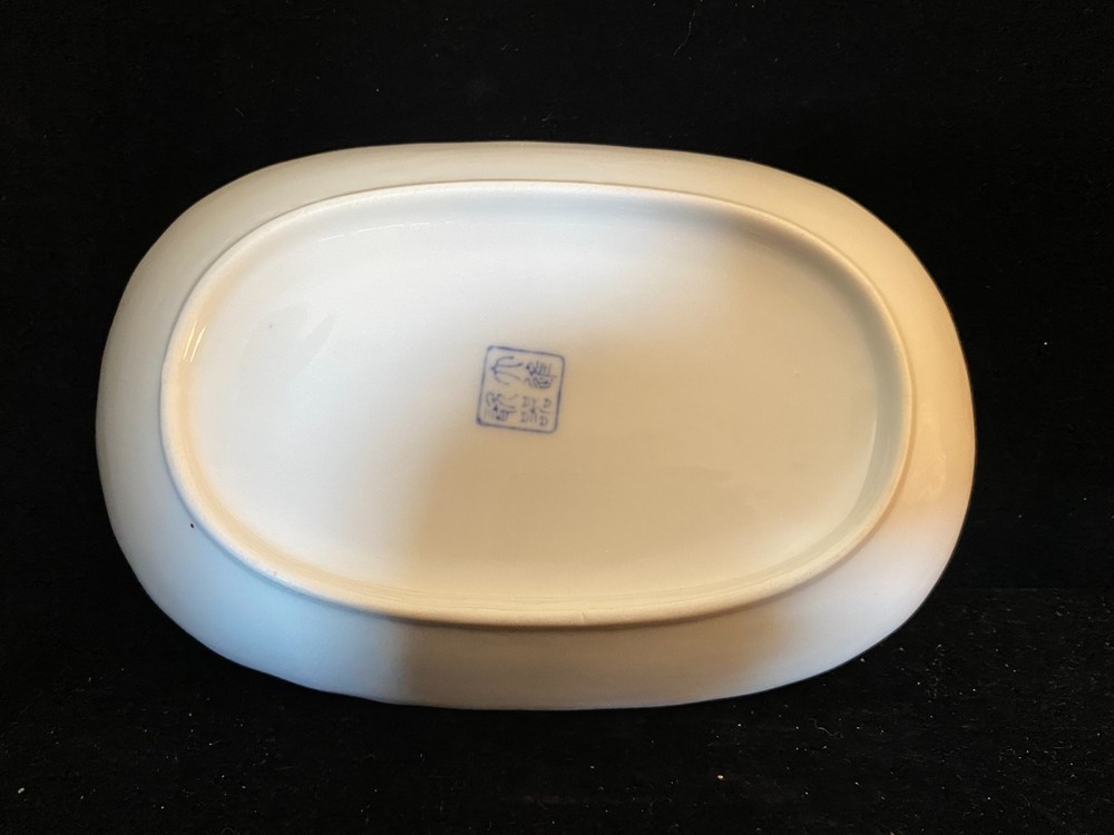 Vintage Blue Moon 8" Serving Tray- Nice!