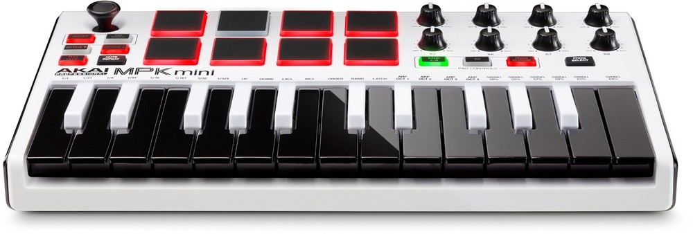 Akai Professional MPK Mini MKII 25-key Keyboard Controller - S.E. White