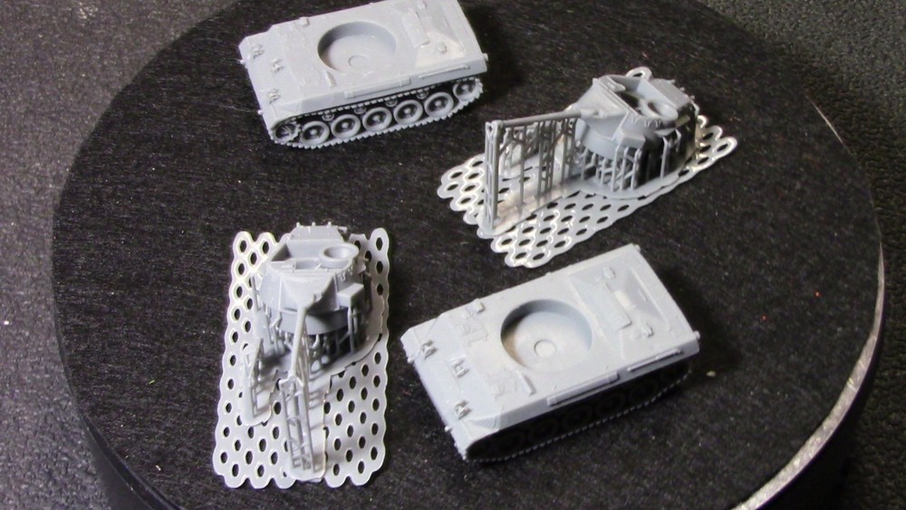 🔥 15mm Printed WW2 US M18 Hellcat TD Team (2)