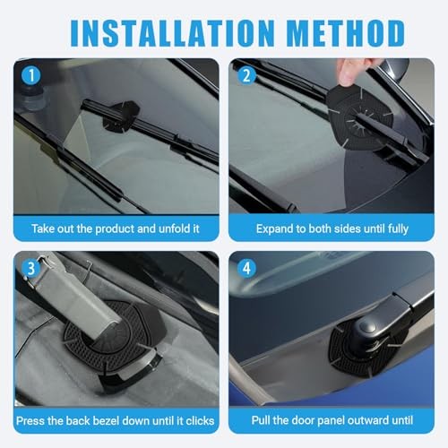 2PCS Silicone Windshield Wiper Covers Arm Hole Protector Pivot Guards, Front