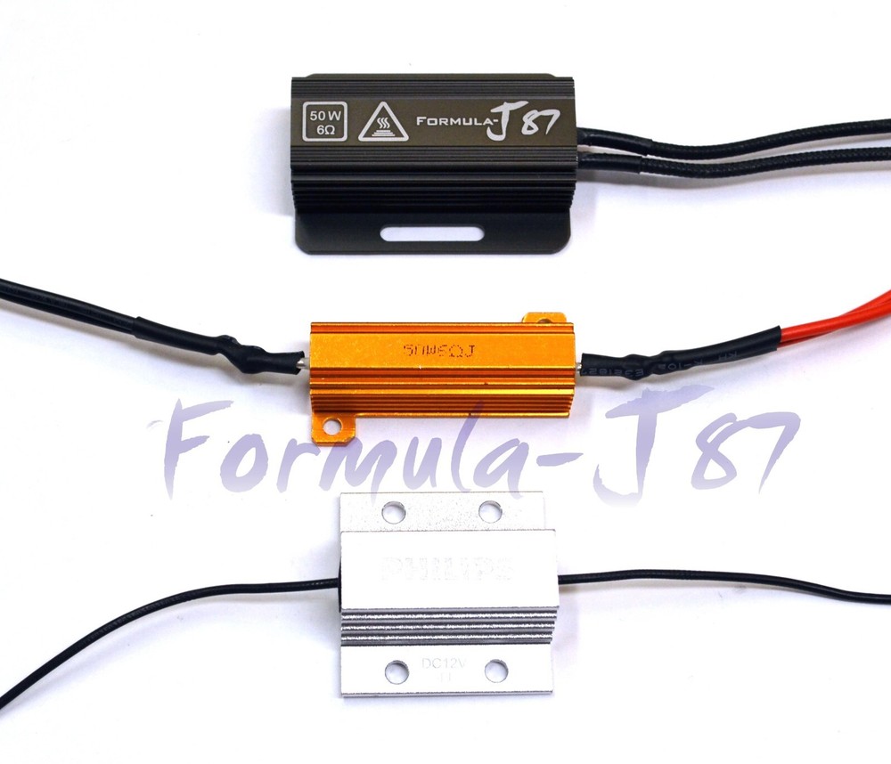 LED Load Equalizer 50W Resistor Bulb 7443 Rear Turn Signal Hyper Flash Canceler