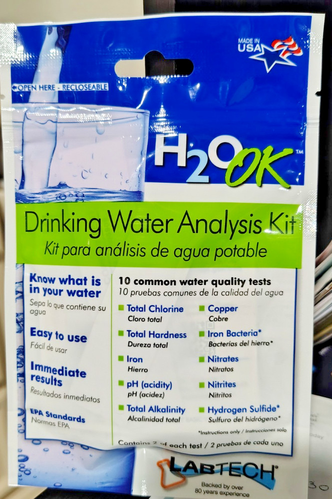 DRINKING WATER  ANALYSIS KIT LABTECH H2O OK