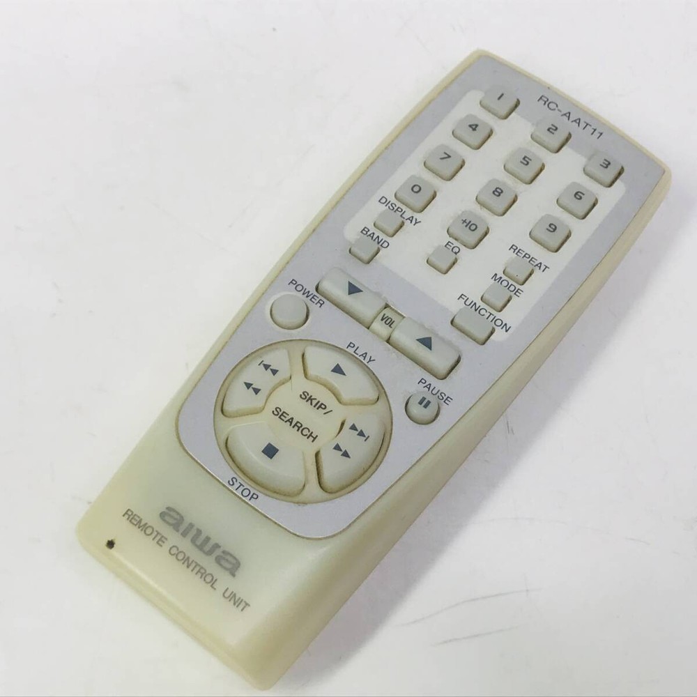 Aiwa RC AAT11 Audio Remote Control Original Replacement Tested Working Good