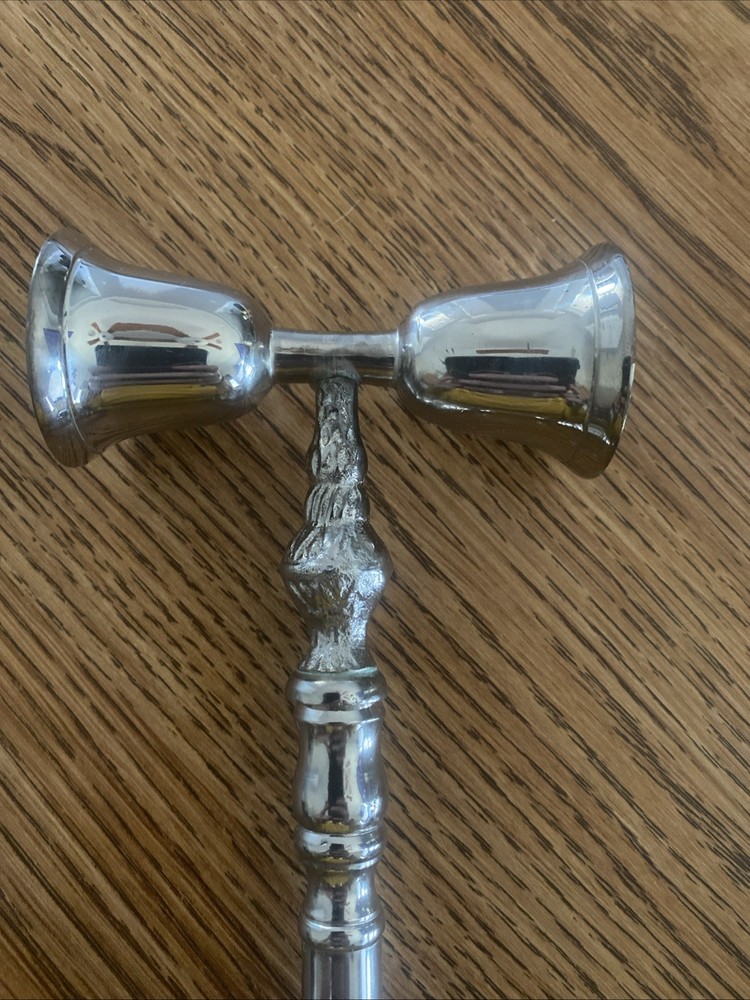 Vintage Silver Plated Double- Ended Candle Snuffer