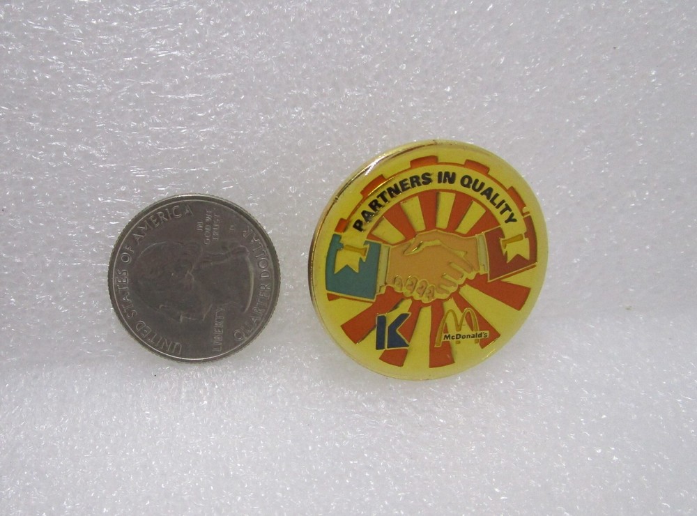 McDonald's Partners In Quality Pin