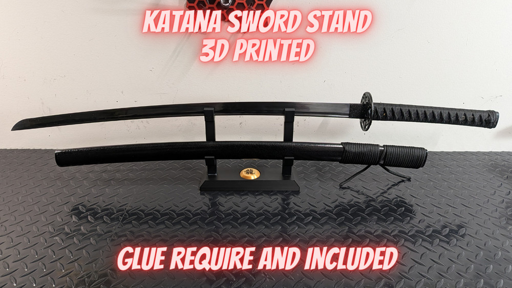 3D Printed - Katana Sword Stand - High Quality - Display Samurai Katana