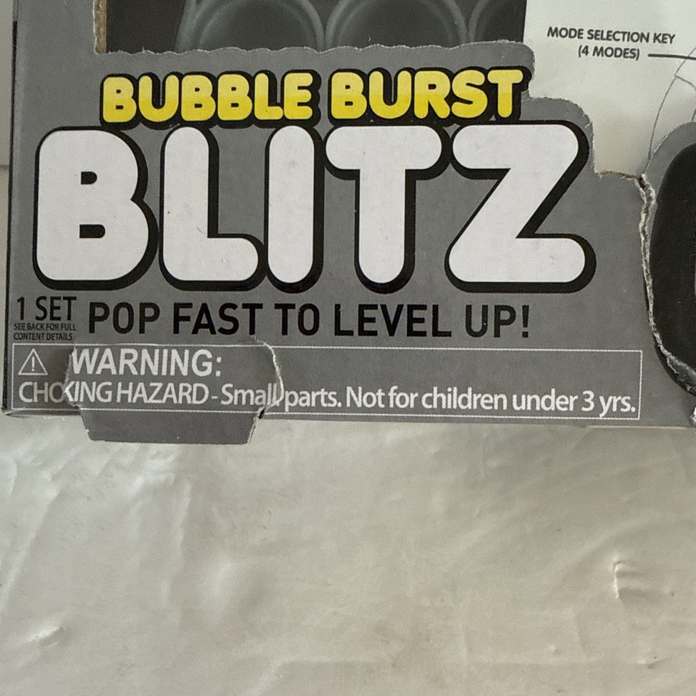 Strangely Fun! Bubble Burst Blitz Electronic Game for Ages 6+ Multiple Boxes