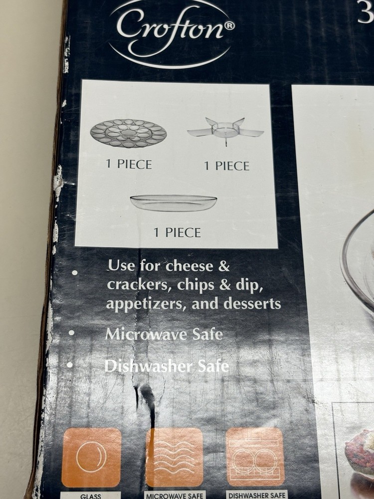 Crofton Kitchenware 3 PC. Multi-use Serving Set- VGUC-Barely Used, Versatile!!🤪