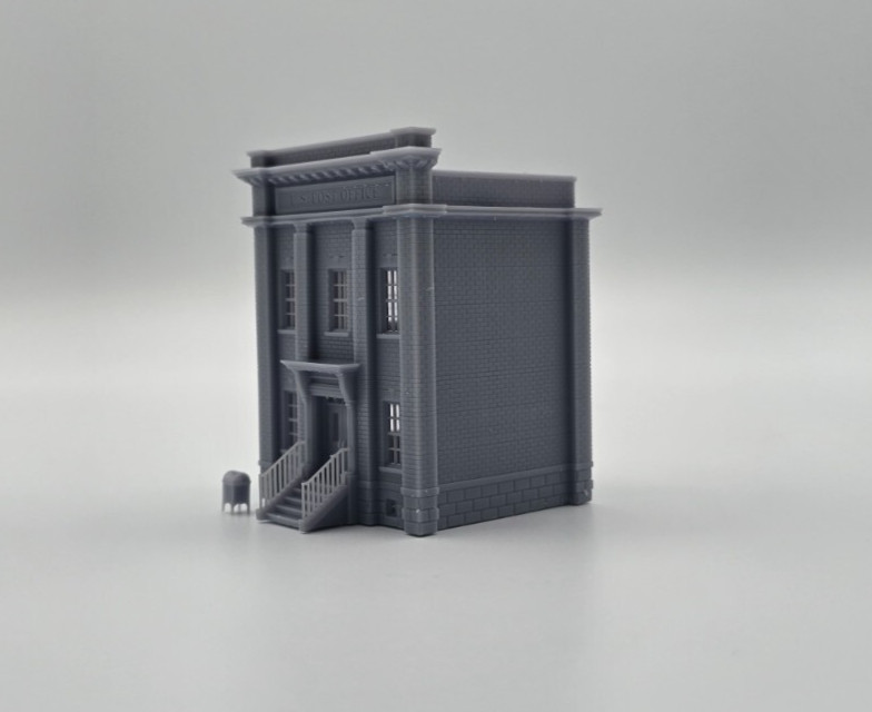 N scale Post Office 1:160 Building