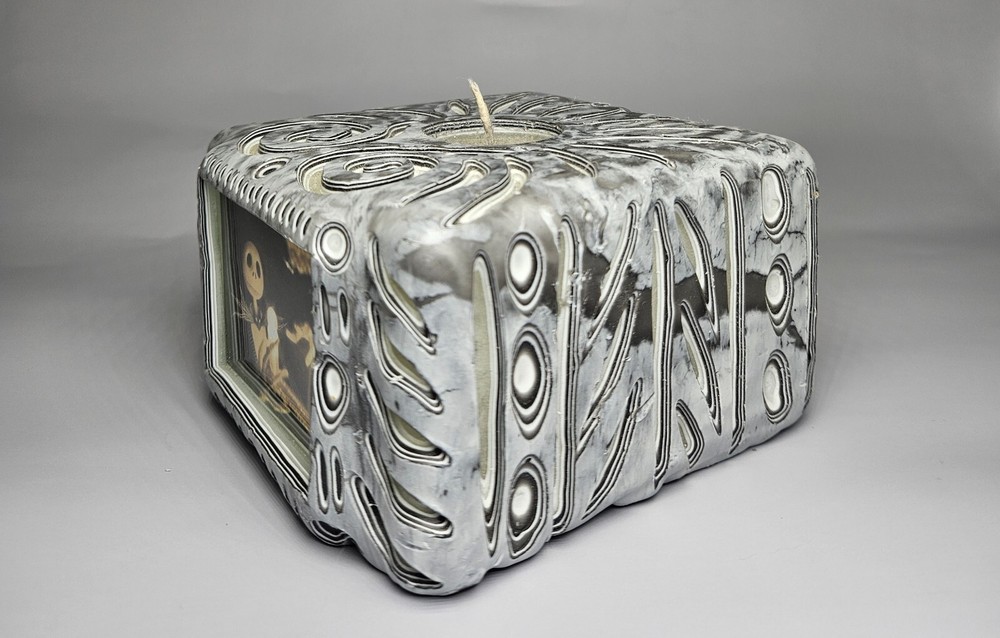 Jack Skellington Handcrafted Candle