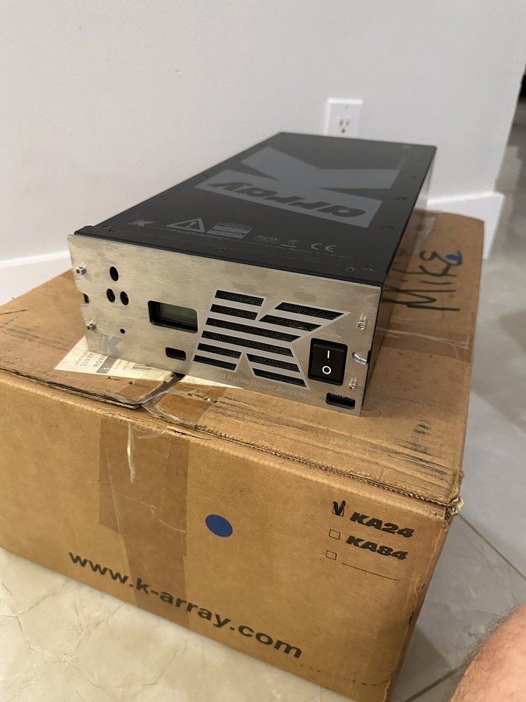 K-Array KA10-10 500w x 4 Channels Digital Power Amplifier EUC