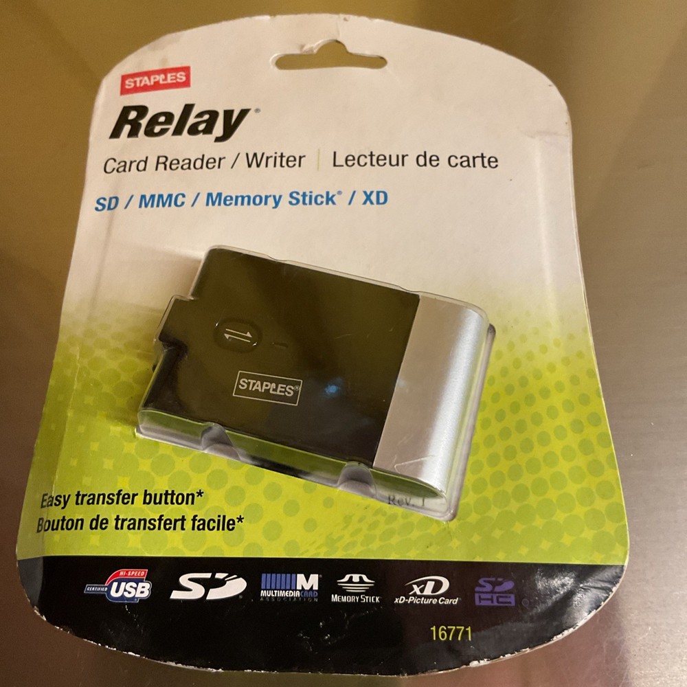 Relay Card Reader/Writer As D/MmC/Memory Stick/XD New In Package