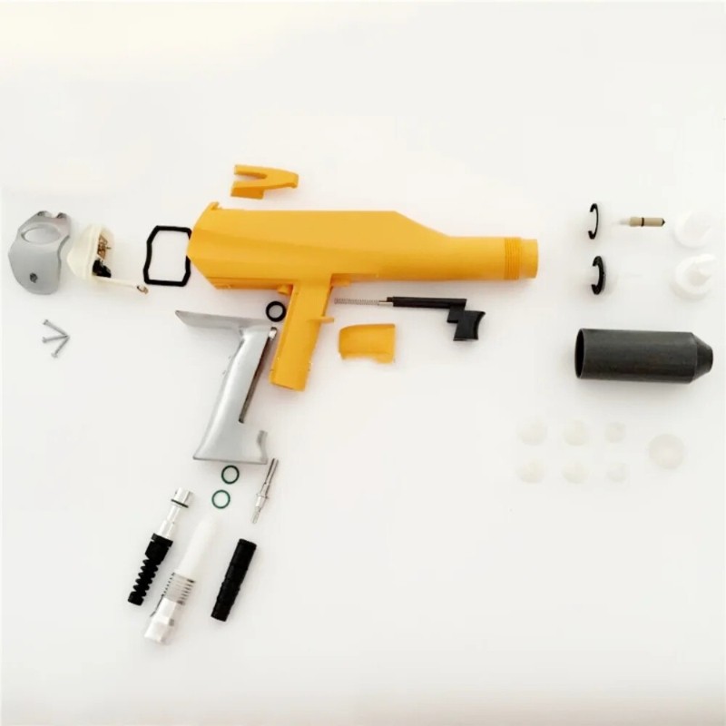 Nozzle group cascade for GM02 with Electrostatic powder gun