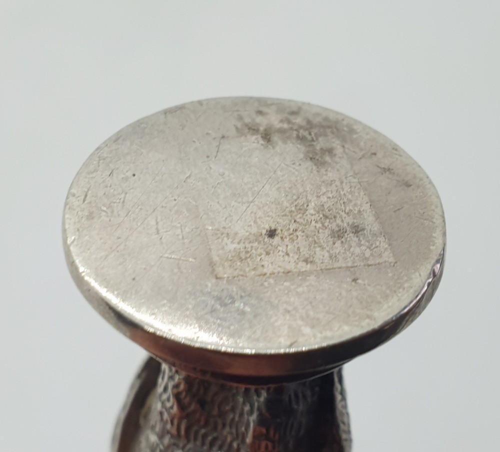 Spanish 915 Solid Silver Owl Wax Seal Stamp Not Engraved
