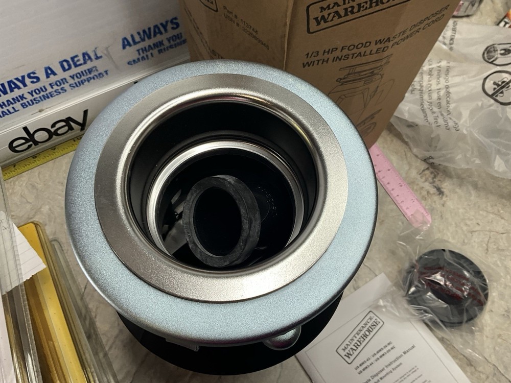 Maintenance Warehouse Food Waste Disposer 1/3 HP W Power Cord 113744 Disposal