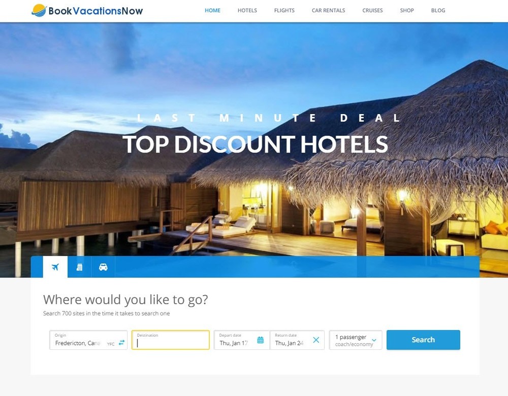 🥇 Turnkey Mobile Friendly WordPress Travel Website Make $1 -$4/Click