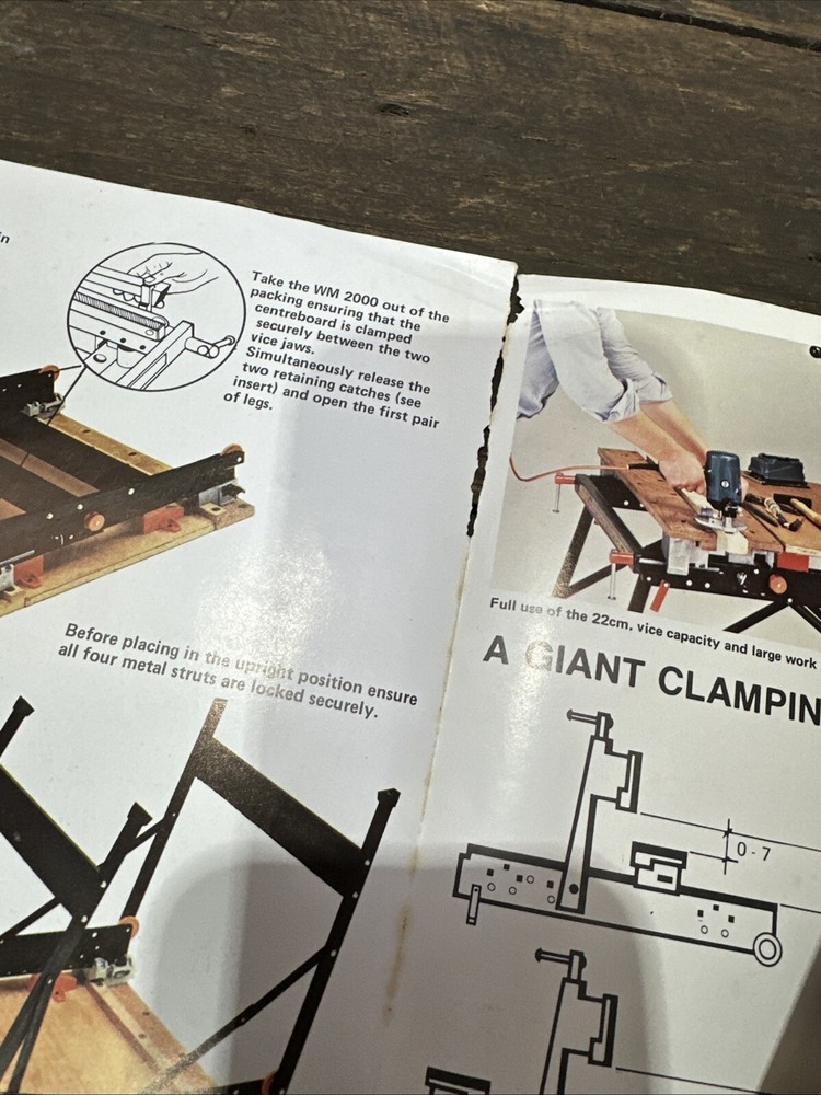 Black & Decker “Workmate” Vintage Brochure