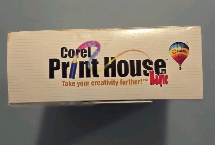 Corel Print House Magic Premium PC-CD Software – Complete 6 Discs CIB