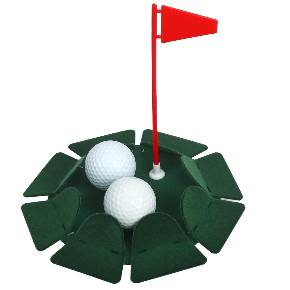 2 PCS All-Direction Golf Putting Cup Golf Practice Hole Cup Surface Flocking ...