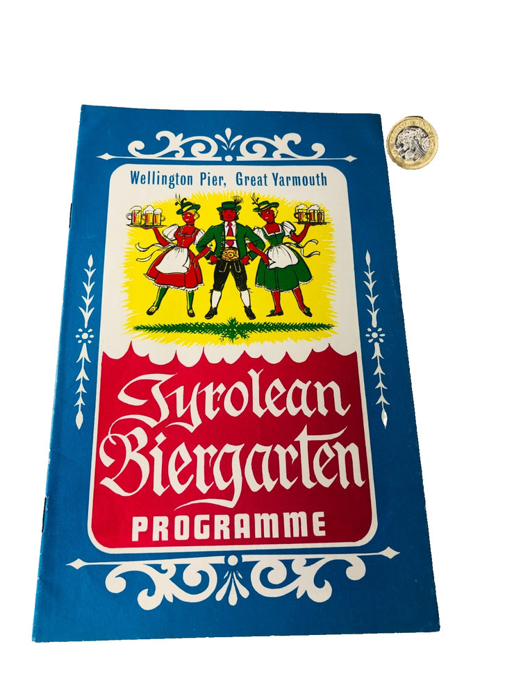 Theatre Programme Tyrolean Biergarten Vintage ra