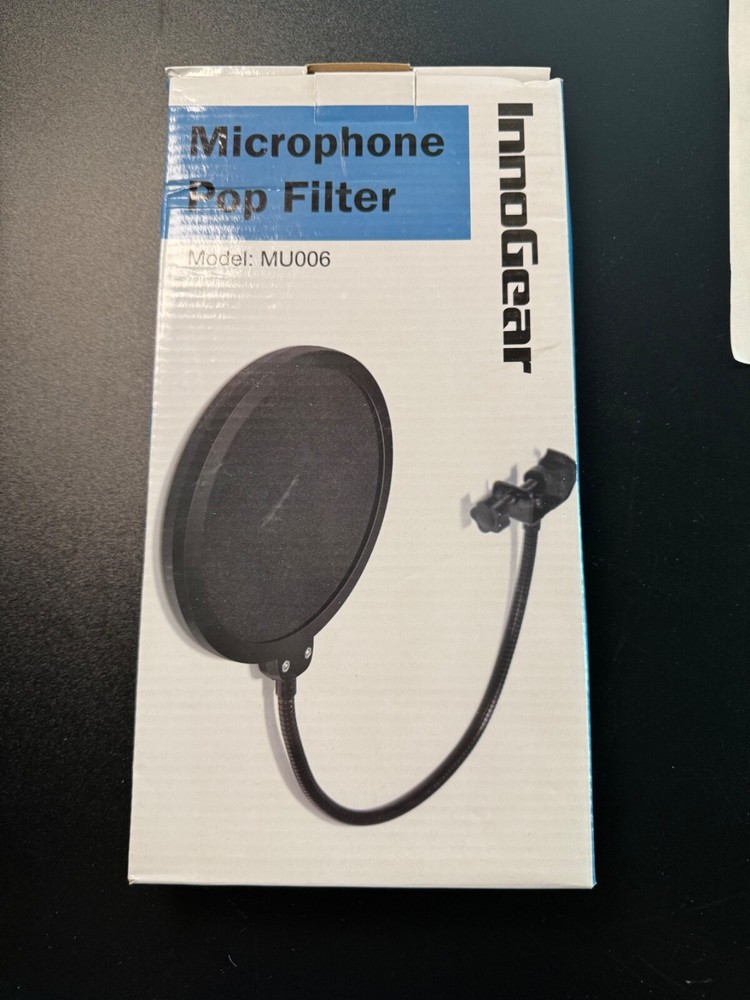 Innogear microphone pop filter double layered Unused MU006